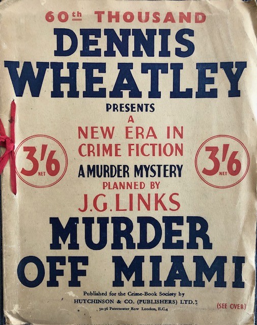 (60th reprint cover for Murder Off Miami)