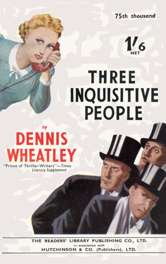75th Thousand front cover for Three Inquisitive People