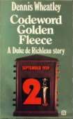 (1971 cover for Codeword Golden Fleece)