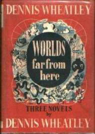 (1st edition wrapper for Worlds Far From Here)