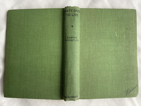 (1st edition variant of Sixty Days To Live with green covers)